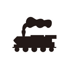 Train vector icon illustration sign