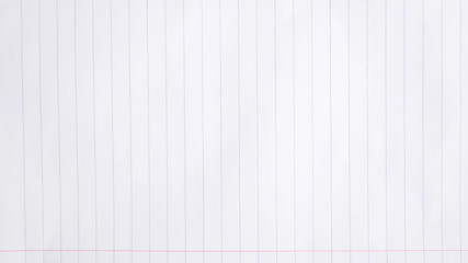 white paper background. notebook letter texture
