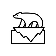 Animals Line Vector Icon Style Illustration.