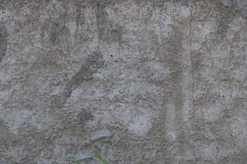 Plastered wall with cement texture