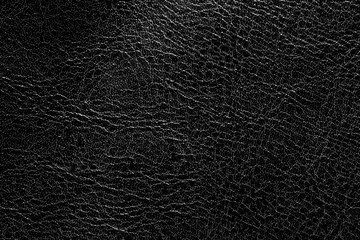 Black leather texture. Abstract background for design.