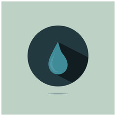 Illustration of Water icon, water drops, with paper cut water drops Vector . Good to use for banner, social media feed, etc