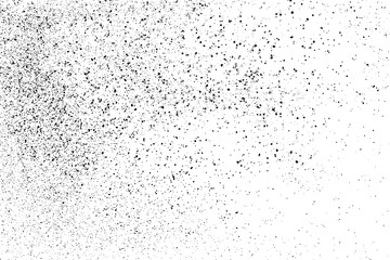Dark noise granules.Black grainy texture isolated on white background. Dust overlay. Dark noise granules. Digitally generated image. Vector design elements. Illustration, Eps 10.