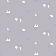 Seamless floral pattern. Background in small flowers for textiles, fabrics, cotton fabric, covers, wallpaper, print, gift wrapping, postcard, scrapbooking.