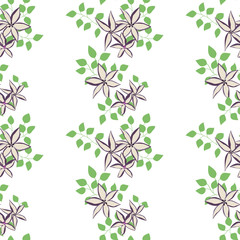 Seamless floral pattern. Background in small flowers for textiles, fabrics, cotton fabric, covers, wallpaper, print, gift wrapping, postcard, scrapbooking.