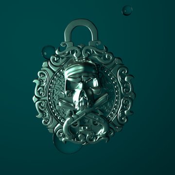 Pendant pirate - Pirates of the Caribbean - piratas del caribe