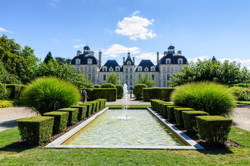 cheverny palace in the loire valley, france