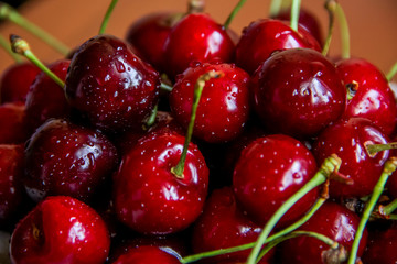 cherry berries close up macro 