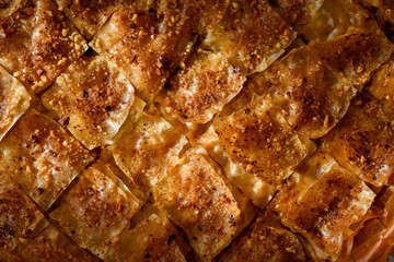 Sweet homemade dessert: baklava