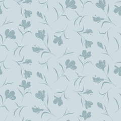 Seamless floral pattern. Background in small flowers for textiles, fabrics, cotton fabric, covers, wallpaper, print, gift wrapping, postcard, scrapbooking.