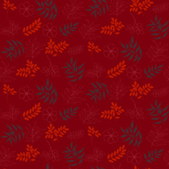 Seamless floral pattern. Background in small flowers for textiles, fabrics, cotton fabric, covers, wallpaper, print, gift wrapping, postcard, scrapbooking.