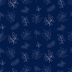 Seamless floral pattern. Background in small flowers for textiles, fabrics, cotton fabric, covers, wallpaper, print, gift wrapping, postcard, scrapbooking.