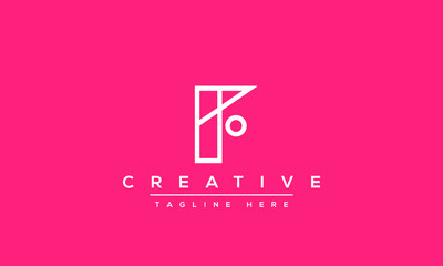Modern unique creative alphabet  letter F logo design, Minimalist F monogram initial based vector icon.