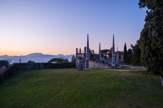Villa Tatti, garden and lake view series. Comerio, Lake Varese Italy.