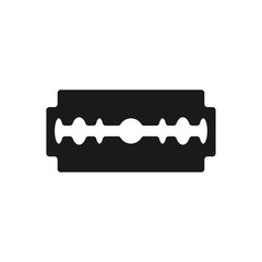 razor blade icon  in trendy flat style