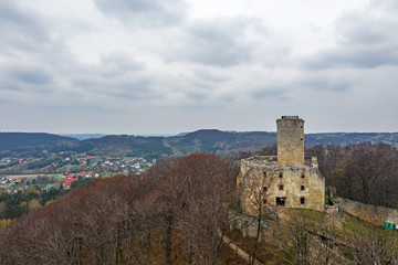 Lipowiec Castle in Poland