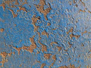 Blue old vintage floor background