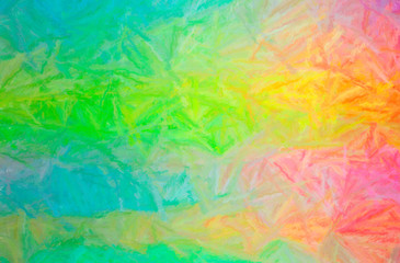 Obraz na płótnie Canvas Abstract illustration of green, pin, red Long brush Strokes Pastel background
