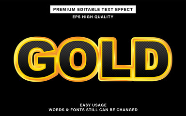 gold text effect