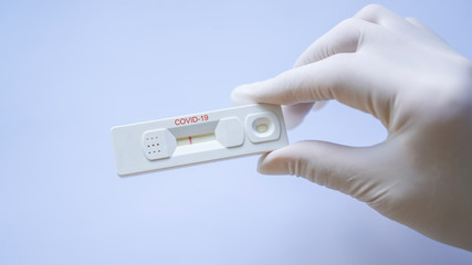 Negative test result by using rapid test device for COVID-19, novel coronavirus 2019 found in...