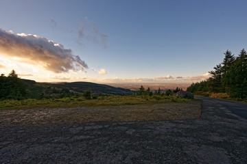 Sunset from the top of Cruagh, Ireland