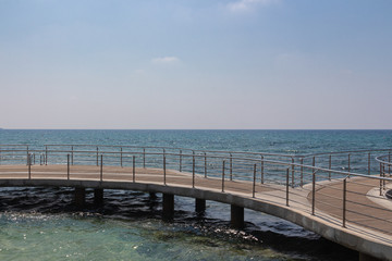 Obraz premium Embankment of Mediterranean sea in Ayia Napa.