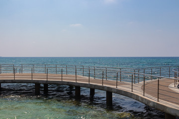 Obraz premium Embankment of Mediterranean sea in Ayia Napa.