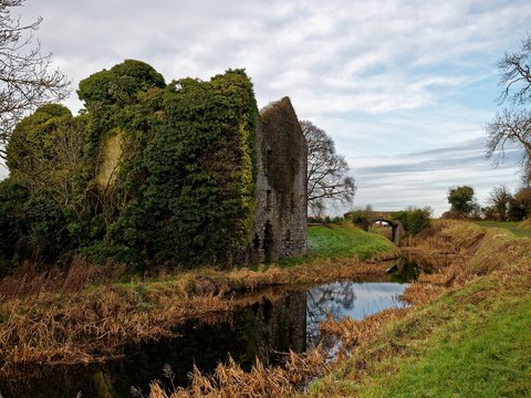 Ruins of an old mill in Kildare, Ireland