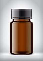 Bottle on background. 