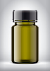 Bottle on background. 