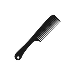 hair comb vector icon in trendy flat design