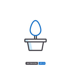 tree station icon in isolated on white background. for your web site design, logo, app, UI. Vector graphics illustration and editable stroke. EPS 10.