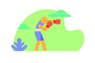 Sports icon vector white isolated background