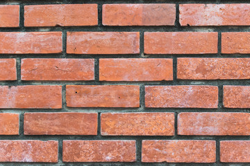 Red brick wall background texture