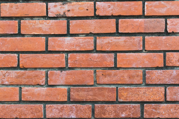 Red brick wall background texture
