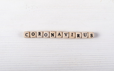 Coronavirus covid-19 objects concept.