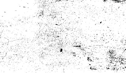 Abstract vector noise. Small particles of debris and dust. Distressed uneven background. Grunge texture overlay with rough and fine grains isolated on white background. Vector illustration. EPS10.