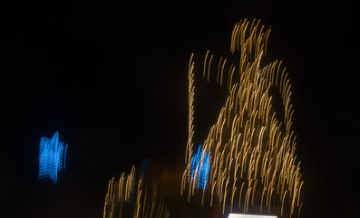 Christmas Lights at Night Parade