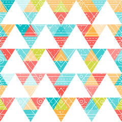 vintage triangle seamless pattern
