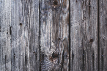 Naklejka premium Dark wood texture background surface with old natural pattern. 