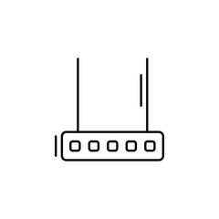 Connection, networking icon. Simple line, outline vector elements of storage and cloud icons for ui and ux, website or mobile application