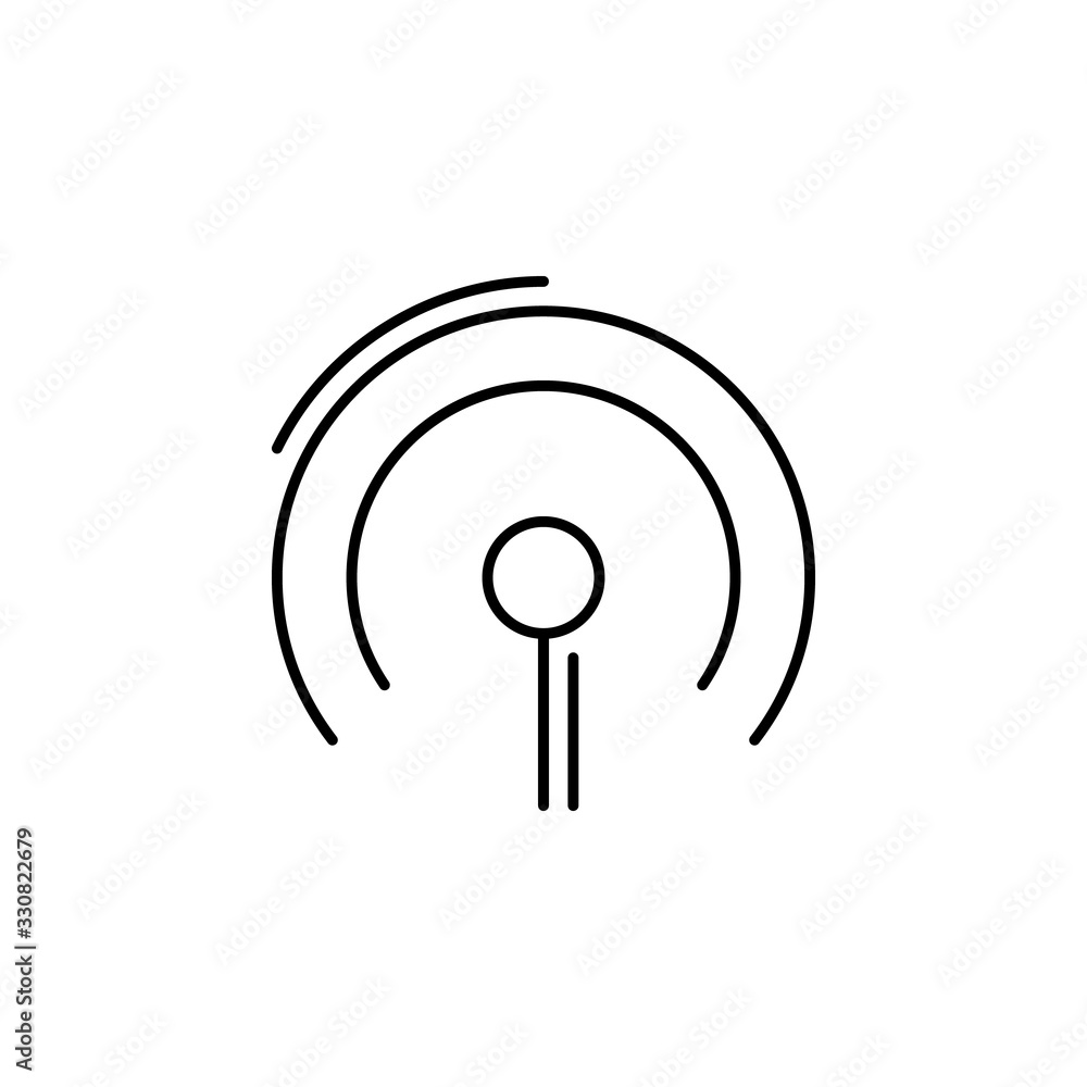 Aufkleber signal, networking icon. simple line, outline vector elements of storage and cloud icons for ui and 