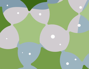 vector illustration of a green star abstract background 