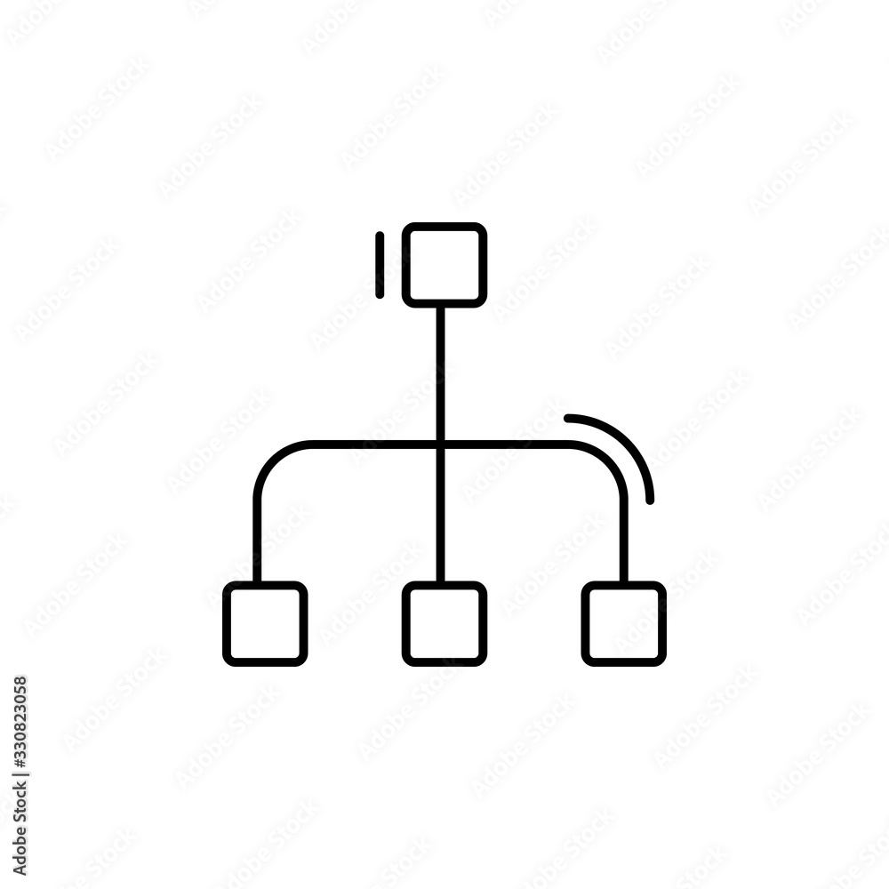 Poster connection, networking icon. simple line, outline vector elements of storage and cloud icons for ui 