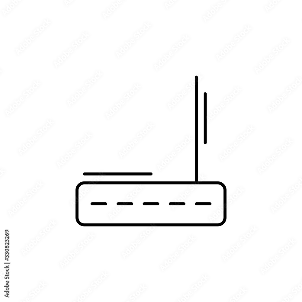 Aufkleber router, networking icon. simple line, outline vector elements of storage and cloud icons for ui and 