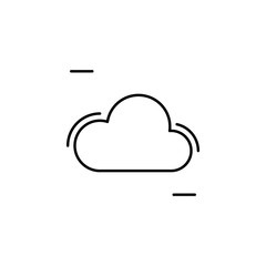 Cloud, networking icon. Simple line, outline vector elements of storage and cloud icons for ui and ux, website or mobile application