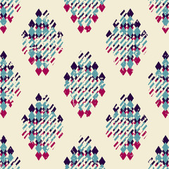 Retro geometric seamless pattern.