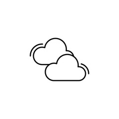 Clouds, networking icon. Simple line, outline vector elements of storage and cloud icons for ui and ux, website or mobile application
