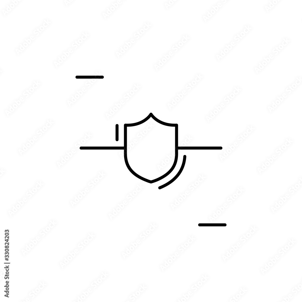 Poster safe, security, networking icon. simple line, outline vector elements of storage and cloud icons for