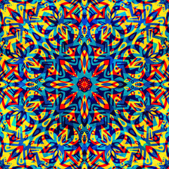 psychedelic seamless pattern